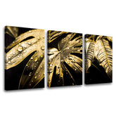 Χρυσή πινελιά στον καμβά Dance of the Gold Leaves | διαφορετικές διαστάσεις