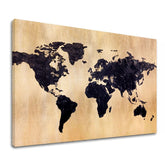 Χρυσή πινελιά σε καμβά World in Gold - εικόνα 2