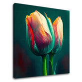 Σχεδιασμός διακόσμηση σε καμβά Μια ανάσα άνοιξης στον τοίχο | διαφορετικές διαστάσεις