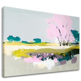 Τοπίο σε καμβά Αφηρημένη μέρα στη φύση | διαφορετικές διαστάσεις