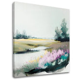 Τοπίο σε καμβά Ασυνήθιστο μέρος σε λιβάδι | διαφορετικές διαστάσεις