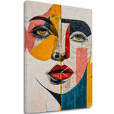 Κομψή εικόνα μιας γυναίκας Επιθυμία να φιλήσει