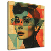 Audrey Hepburn ζωγραφική σε καμβά - Unforgettable Beauty - εικόνα 2
