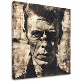 David Bowie ζωγραφική σε καμβά - Fierce Gaze - εικόνα 2