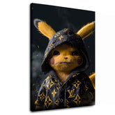 Εικόνα PIKACHU: Streetwear king | Ιταλικός καμβάς - εικόνα 2