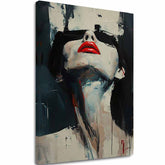 Η εικόνα στον καμβά Red Lips - Dramatic Design - εικόνα 2