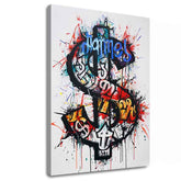 Εικόνα DOLLAR GRAFFITI | Ιταλικός καμβάς | διαφορετικές διαστάσεις