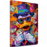 Εικόνα MONEY DUCK | Ιταλικός καμβάς - εικόνα 2