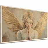 Εικόνα σε ξύλο - Χρυσός αγγελιοφόρος του παραδείσου