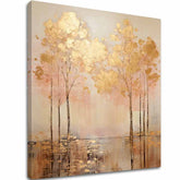 Δομημένη ζωγραφική Χρυσό δωμάτιο πάνω από το νερό - PREMIUM ART | διαφορετικές διαστάσεις