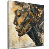 Κομψή εικόνα μιας γυναίκας διαλογισμού