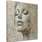 Κομψή εικόνα μιας γυναίκας Θεάς της Ειρήνης