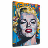 Εικόνα MARILYN MONROE - Capitalist charm | φινιρισμένο στο χέρι του καλλιτέχνη - εικόνα 2