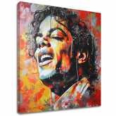 Εικόνα MICHAEL JACKSON - Φωνή των γενεών | φινιρισμένο στο χέρι του καλλιτέχνη - εικόνα 2