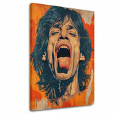 Εικόνα MICK JAGGER - Η δύναμη της ροκ σκηνής | φινιρισμένο στο χέρι του καλλιτέχνη - εικόνα 2