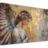 Πίνακες ζωγραφικής των αγγέλων Ουράνια χαρά | 100% πρωτότυπο ακρυλικό ζωγραφισμένο