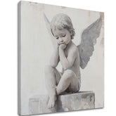 Πίνακες ζωγραφικής των αγγέλων Protector | 100% πρωτότυπο ακρυλικό ζωγραφισμένο