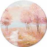 Στρογγυλή ζωγραφισμένη εικόνα Ονειρεμένη ζωή | διαφορετικές διαστάσεις