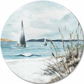 Στρογγυλή ζωγραφική Μακρινός ορίζοντας | διαφορετικές διαστάσεις