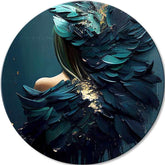 Στρογγυλές ζωγραφιές με ακρυλικό Angel Calling | διαφορετικές διαστάσεις