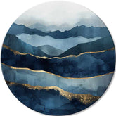 Στρογγυλές ζωγραφιές με ακρυλικό Αφηρημένοι ωκεανοί | διαφορετικές διαστάσεις