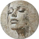 Στρογγυλές ζωγραφιές με ακρυλικό Morning Kiss