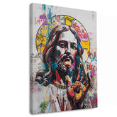 Εικόνα POP WARRIOR σε καμβά | Ακρυλικό λεπτομέρειες