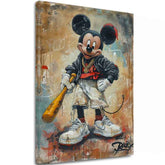 Εικόνα STREET MICKEY σε καμβά | φινιρισμένο στο χέρι του καλλιτέχνη - εικόνα 2