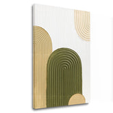 Ζωγραφισμένη εικόνα με δομή - Ηλιόλουστη μέρα στα βουνά | διαφορετικές διαστάσεις