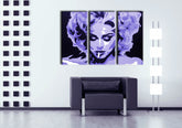 Χειροποίητη ζωγραφική POP Art MADONNA 3 κομμάτι ζωγραφική 0002 ma