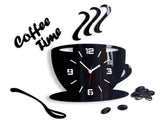 Ρολοι τοιχου COFFE TIME 3D BLACK
