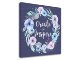 Τοιχογραφία με κείμενο Create and Inspire - εικόνα 3