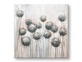 Ζωγραφισμένη εικόνα τοίχου FLOWERS 1 μέρος CWF1210HE1 - 70x70 cm