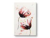Ζωγραφισμένη εικόνα τοίχου FLOWERS 1 μέρος CWF1277HE1 - 60x90 cm