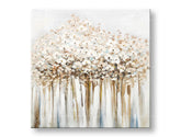 Ζωγραφισμένη εικόνα τοίχου FLOWERS 1 μέρος CWF1377WE1 - 70x70 cm