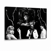 Χειροποίητος πίνακας ζωγραφικής POP Art AL PACINO 1 τεμάχιο al15 – Τρισδιάστατη απεικόνιση του χειροποίητα ζωγραφισμένου καμβά σε λευκό φόντο. Κυρίαρχα χρώματα: μαύρο, λευκό, γκρι.