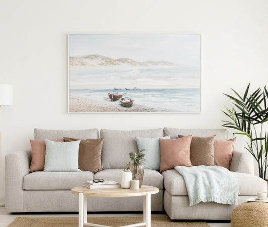 3 OVERENÉ tipy, ako zavesiť obraz nad sedačku