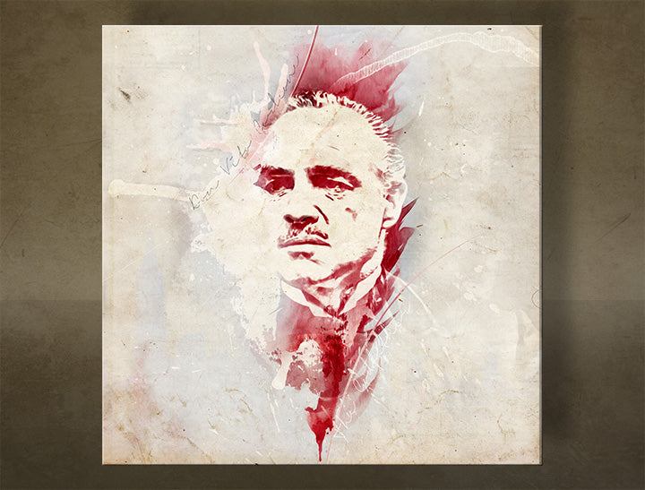 Τοιχογραφία Ο Νονός Μάρλον Μπράντο - AQUArt / Τομ Λόρις | διάφορα μεγέθη