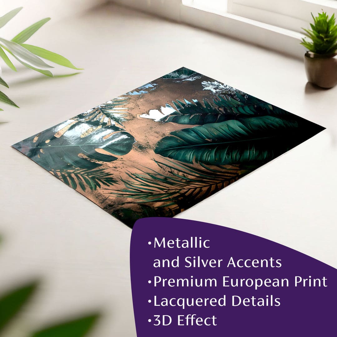 Αφίσα τοίχου με EXTRA εφέ - Midnight Jungle | διάφορες διαστάσεις