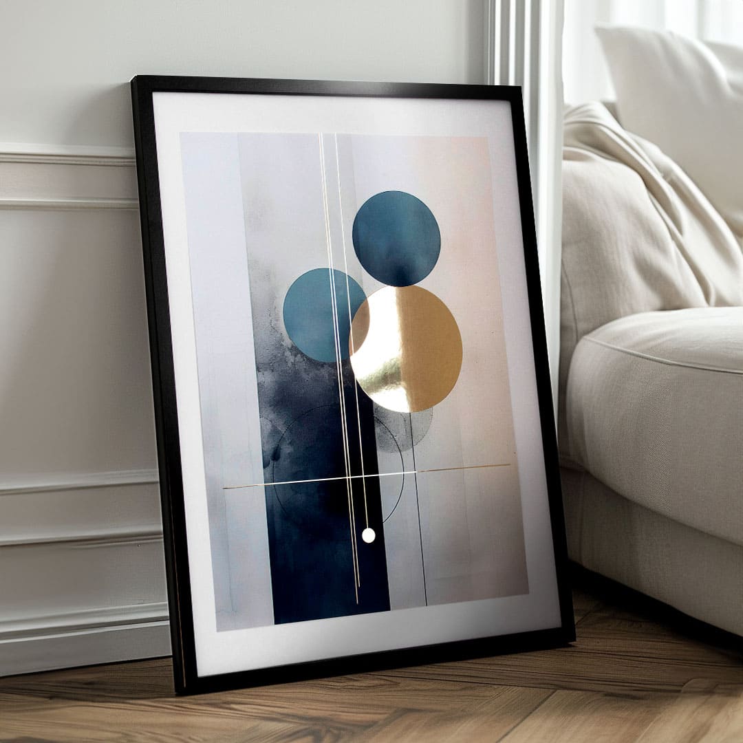 Αφίσα τοίχου με EXTRA εφέ - Σκανδιναβικά σχήματα | διάφορες διαστάσεις