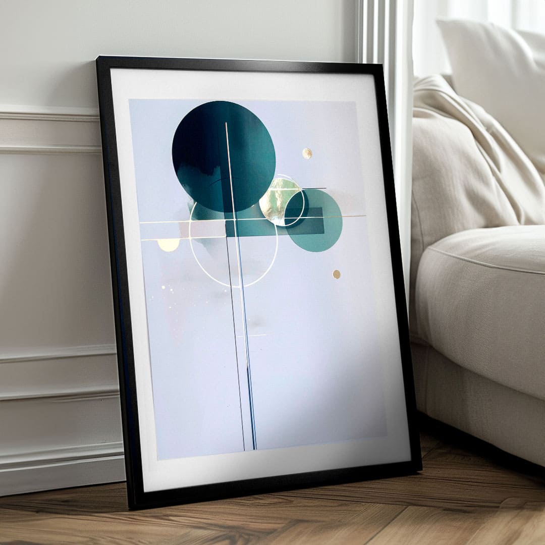 Αφίσα τοίχου με EXTRA εφέ - Golden Balance | διάφορες διαστάσεις