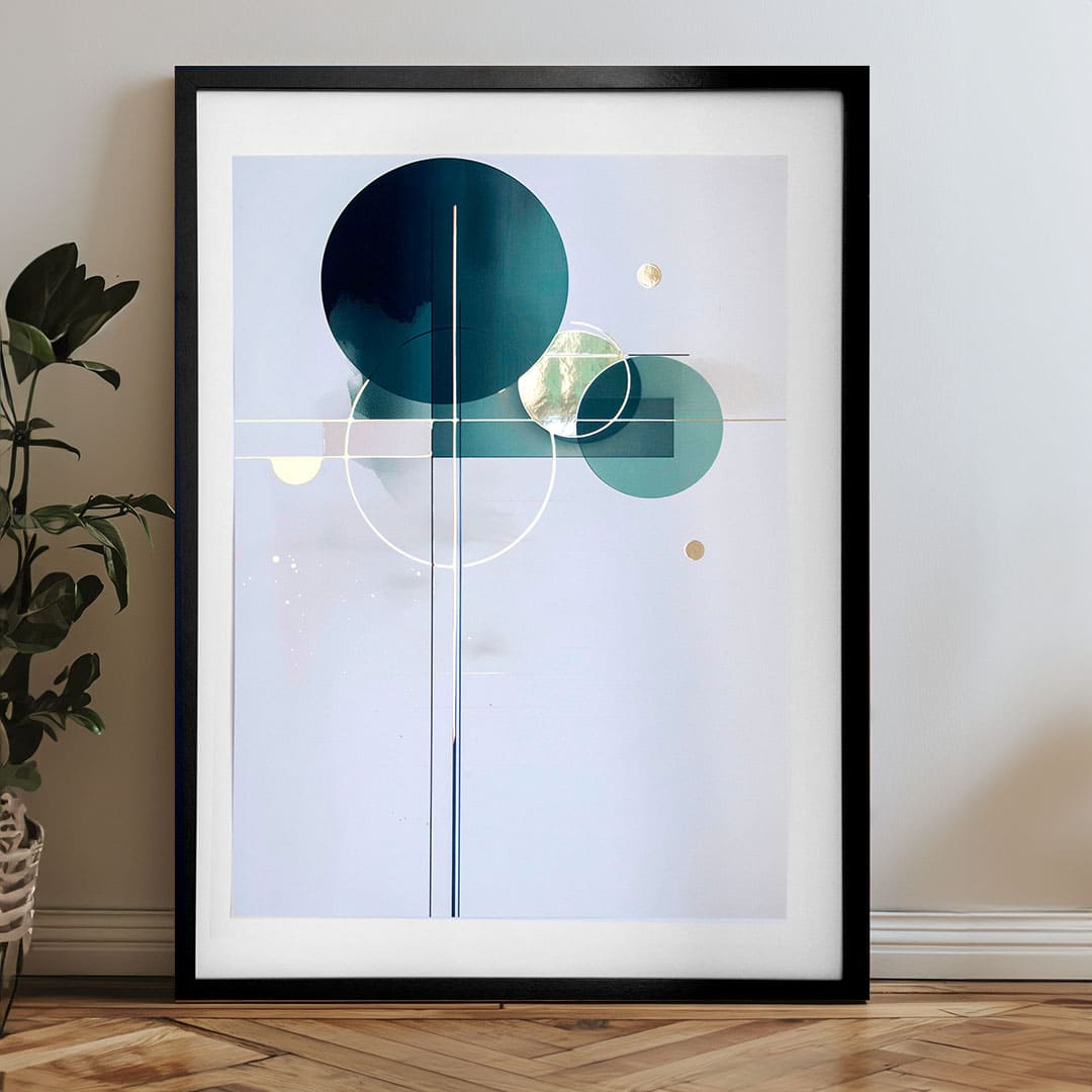 Αφίσα τοίχου με EXTRA εφέ - Golden Balance | διάφορες διαστάσεις