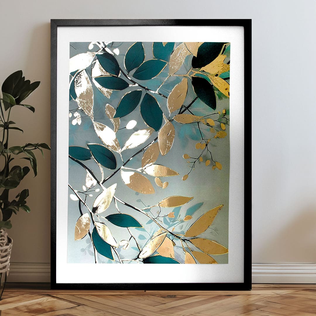 Αφίσα τοίχου με EXTRA εφέ - Nordic Flora | διάφορες διαστάσεις