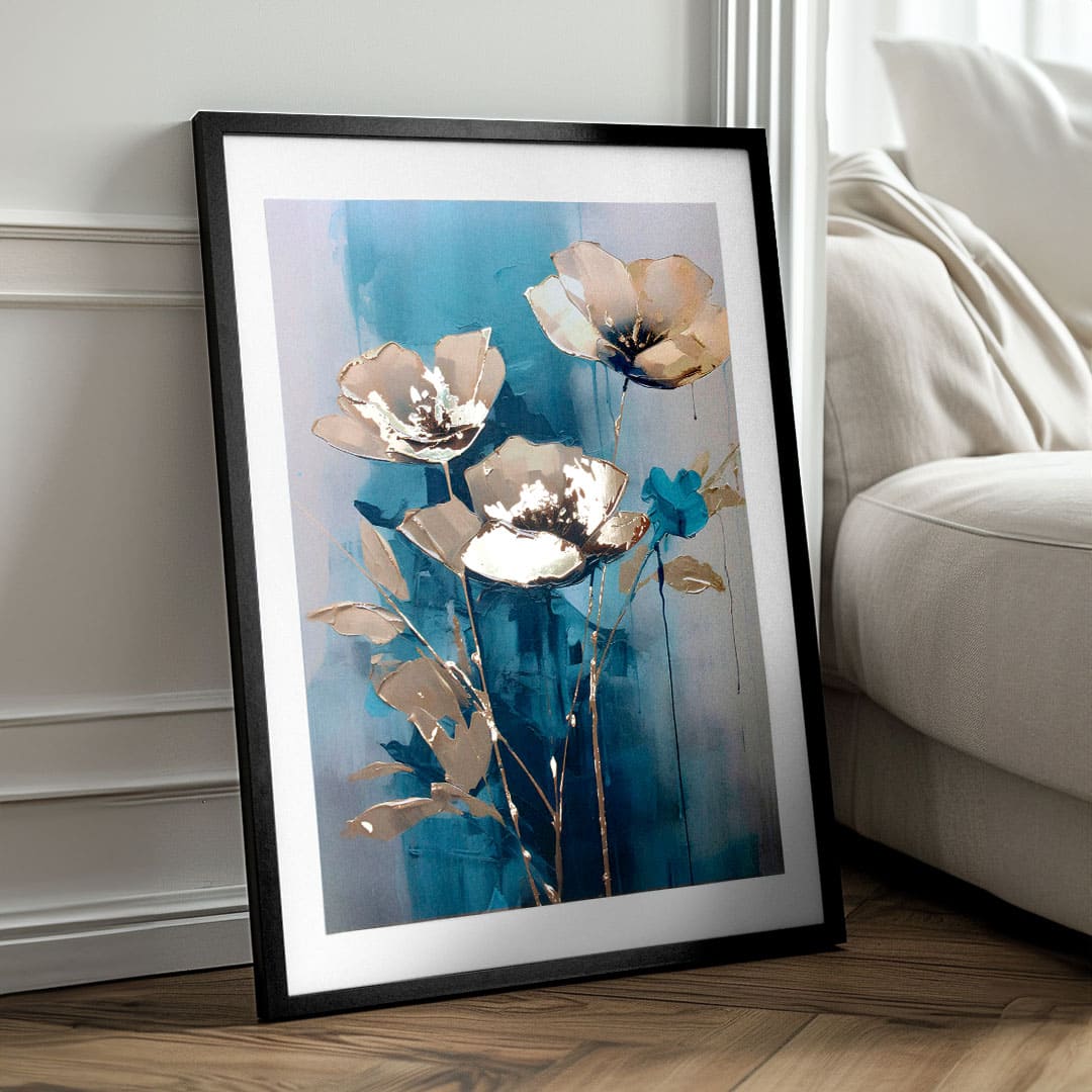 plagat-na-stenu-s-extra-efektom-teal-flowers-rozne-rozmery-DIWMDFL033E1.jpg