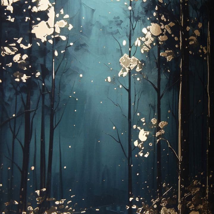 Αφίσα τοίχου με EXTRA εφέ - Mystic Trees | διάφορες διαστάσεις