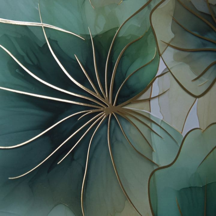 Αφίσα τοίχου με EXTRA εφέ - Floral Symphony - εικόνα 3