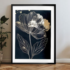 Αφίσα τοίχου με EXTRA εφέ - Midnight Bloom | διάφορες διαστάσεις