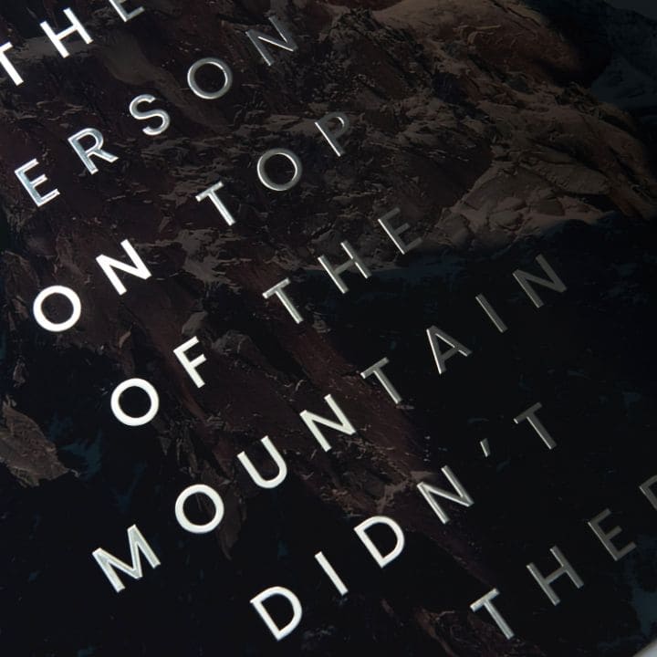 Αφίσα τοίχου με EXTRA αποτέλεσμα - Peak Motivation | διάφορες διαστάσεις