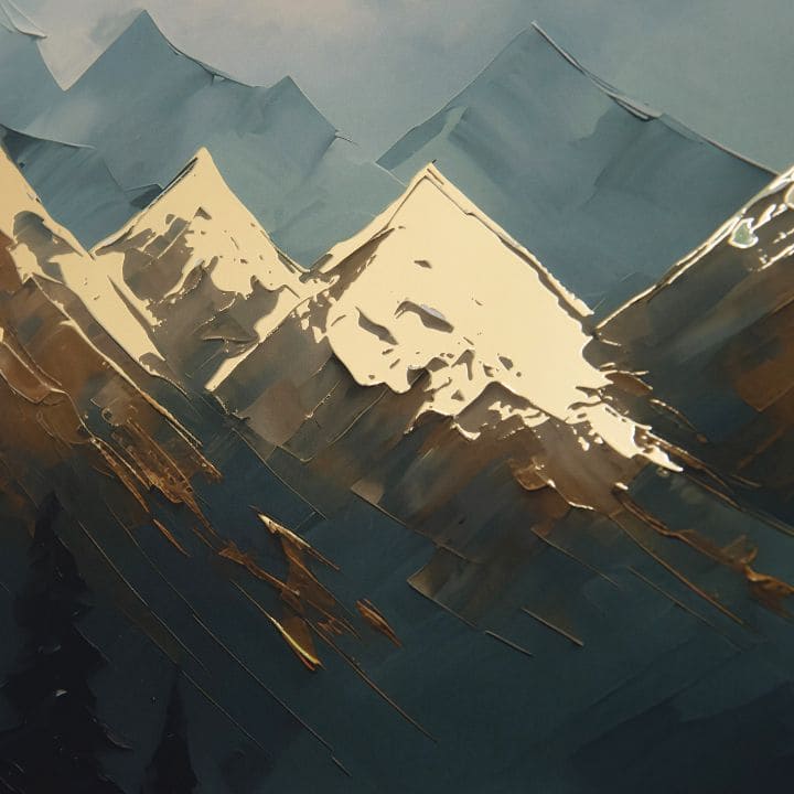 Αφίσα τοίχου με EXTRA εφέ - Mountain Majesty | διάφορες διαστάσεις