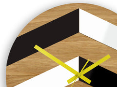 Ξύλινο ρολόι τοίχου Cikcak